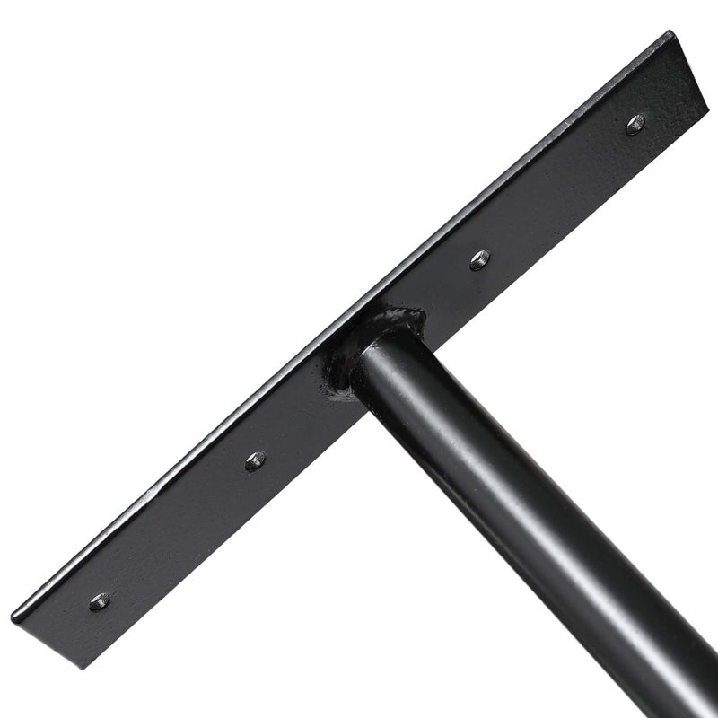 HOSKO Overhead Garage Storage Hooks Rack Ceiling Mounted, Heavy Duty Utility Hooks Ladder Hanger for Hanging Hose Pipe Lumber & Other Bulky Items (2 Pack, Black) - Image 5